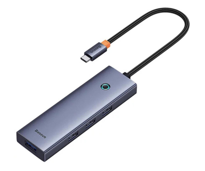 Hub USB BASEUS Stacja dokująca UltraJoy Series 4-Port HUB (Type-C to USB3.0*4)